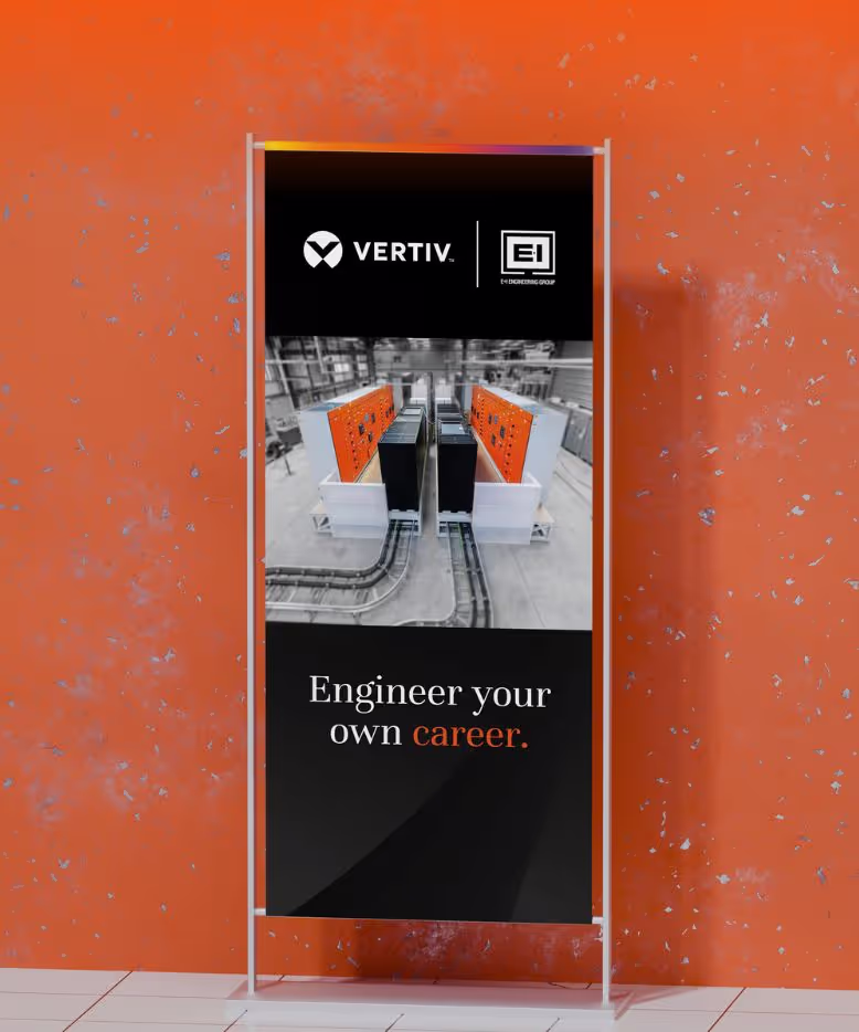 Vertiv print banner