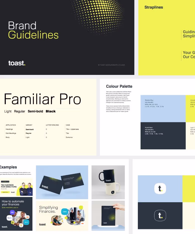 Toast brand guidelines deck